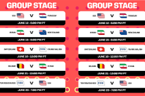 fifa 2026 schedule