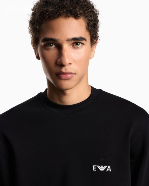 ASV jersey sweatshirt with super-embossed EA embroidery