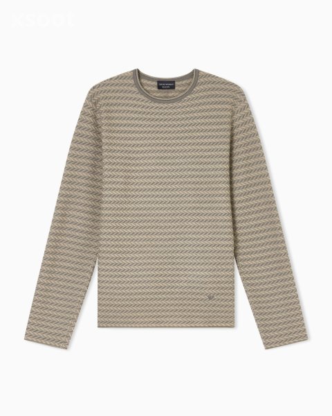 jumper in a wool and lurex blend