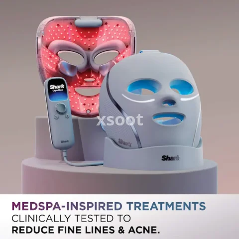 CryoGlow™ Cooling + LED Face Mask & Facial Glo Skin Tool