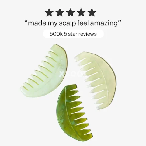 Scalp Gua Sha Tool for Thicker + Fuller Looking Hair