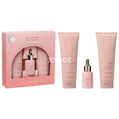 GRO Hair Serum and Shampoo & Conditioner Hair Gift Set