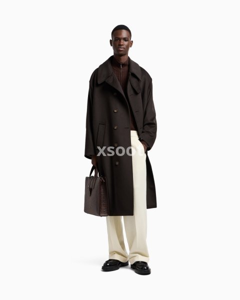 ASV mock-neck jumper in a check knit