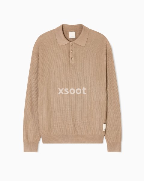 New York Capsule Collection rib-knit polo shirt