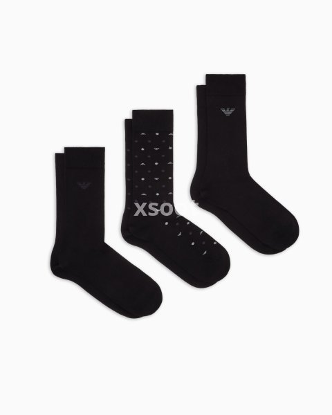 Three-pack of all-over eagle socks