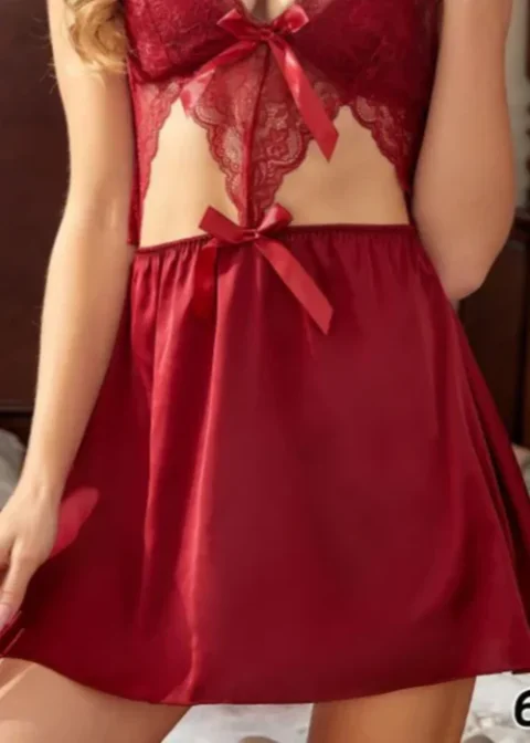 Sajiero Babydoll - Celestia Maroon