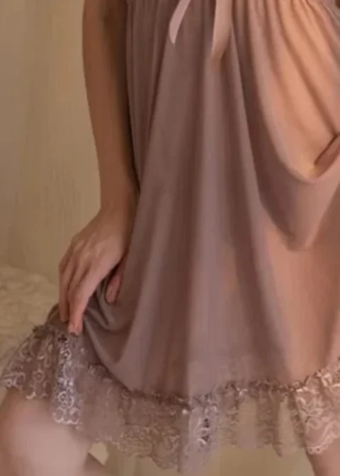 Sajiero Babydoll - Deep Lace Brown