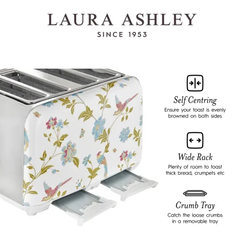 VQ Laura Ashley 4-Slice Toaster