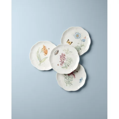 Butterfly Meadow Accent Plates (Set of 4)