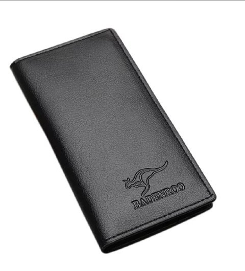 Kangro Ultra Slim Long Purse Wallet for Men | Wallet for Men - Black