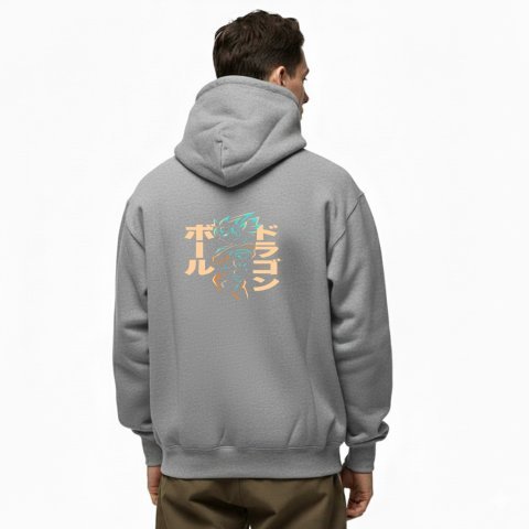 Mens Hoodie High Quality Imported Casual Pull Over Hoodie French Fleece Fabric Smart Look Premium Quality Ready To Wear - Grey Large