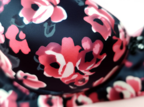 Printed Soft Cotton Padded Bra for Women | Comfortable Everyday Wear Undergarments with Stylish Print, Breathable Fabric & Gentle Support (Random Color) - 34