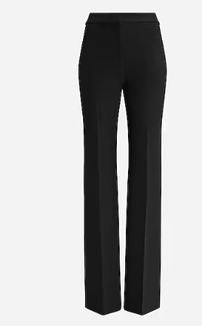 Express Women's Editor Studio Stretch Twill High Waisted Flare Trouser