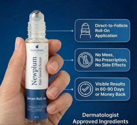 Newplum: Advanced Hair Growth Roll-On Serum