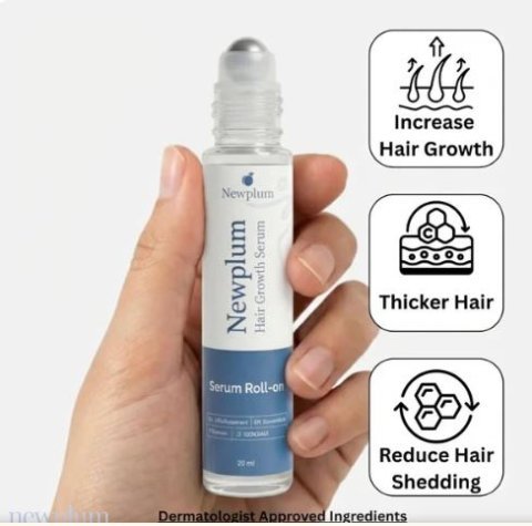 Newplum: Advanced Hair Growth Roll-On Serum