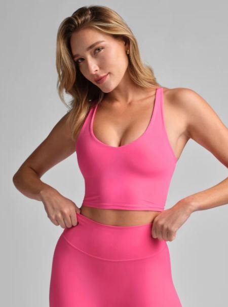 ComfrtCore™ V-Neck Crop Tank