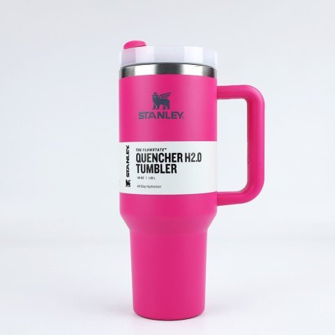 Stanley 40 Oz | (1200ML) Stainless Steel Vacuum Insulated Tumbler With Straw Leak Proof Quencher Cup For Hot And Cold Beverages - With Box | Sky Blue