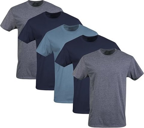Gildan Men's Crew T-Shirts, Multipack