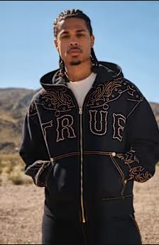 Rodeo Big T Boxy Zip Hoodie - lightweight hoodie for fitness outdoor running