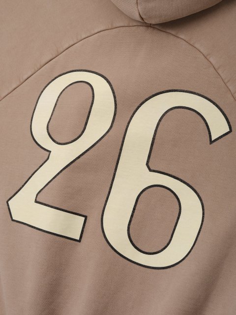 26 Classic Half Raglan Hoodie - hoodie with hidden zipper pocket for passport travel