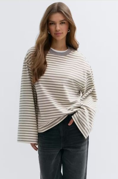 Dame Gina Tricot Stripe long sleeve tee