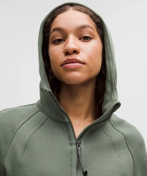 Scuba Oversized Half-Zip Hoodie Long