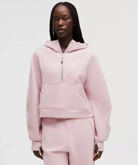 Scuba Oversized Half-Zip Hoodie