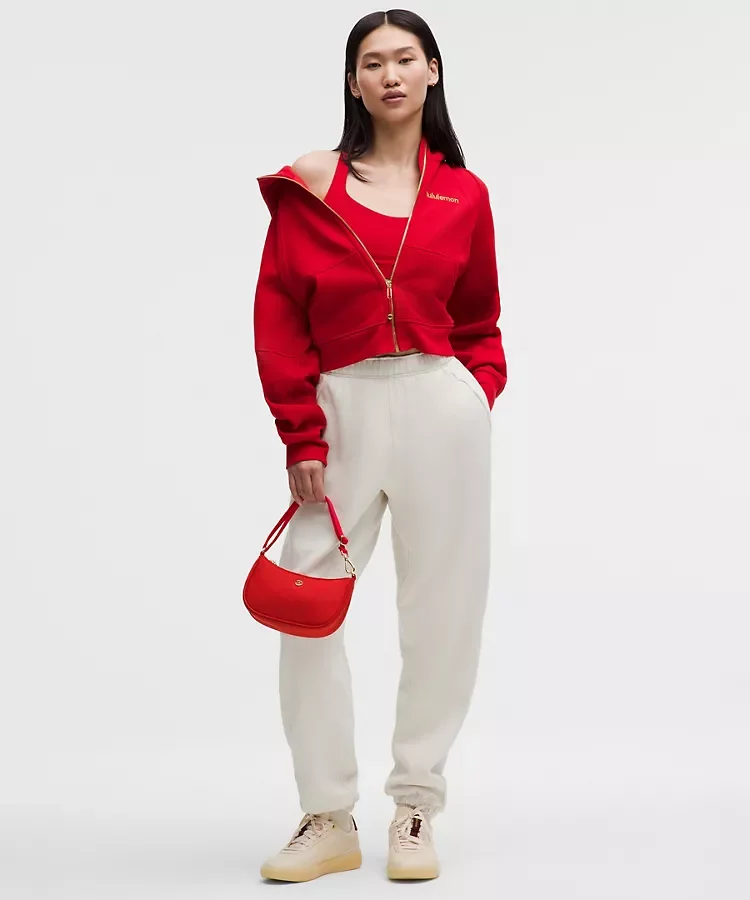 Lunar New Year Scuba Oversized Full-Zip Hoodie