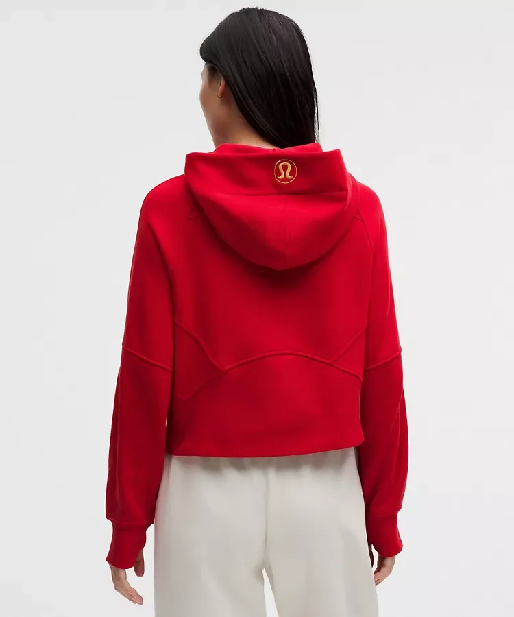 Lunar New Year Scuba Oversized Full-Zip Hoodie