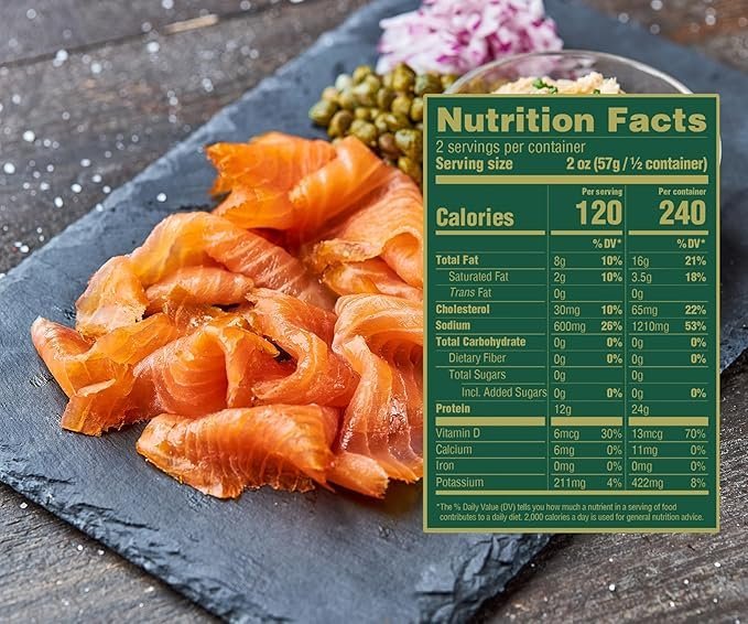 Ducktrap River Responsibly Farmed Plain Smoked Salmon, 4 OZ