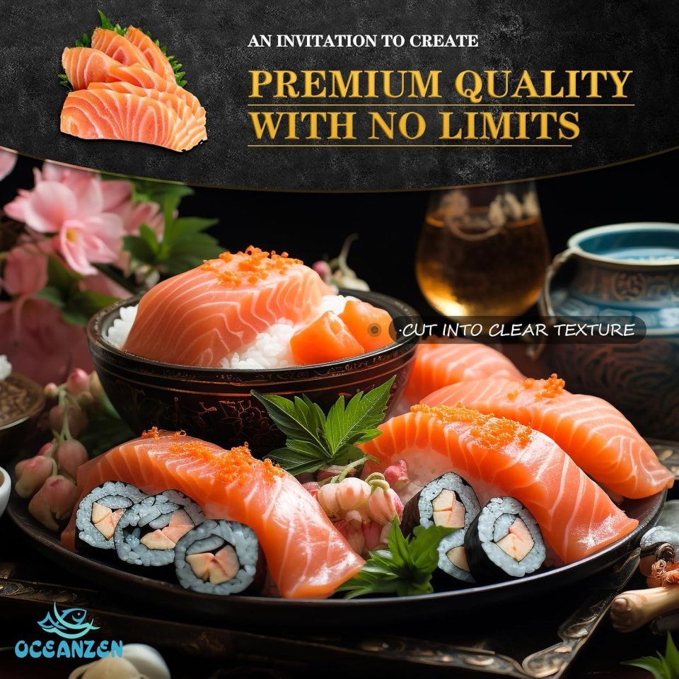 Fresh Atlantic Salmon Steaks (1 kg, 2.2 lb)