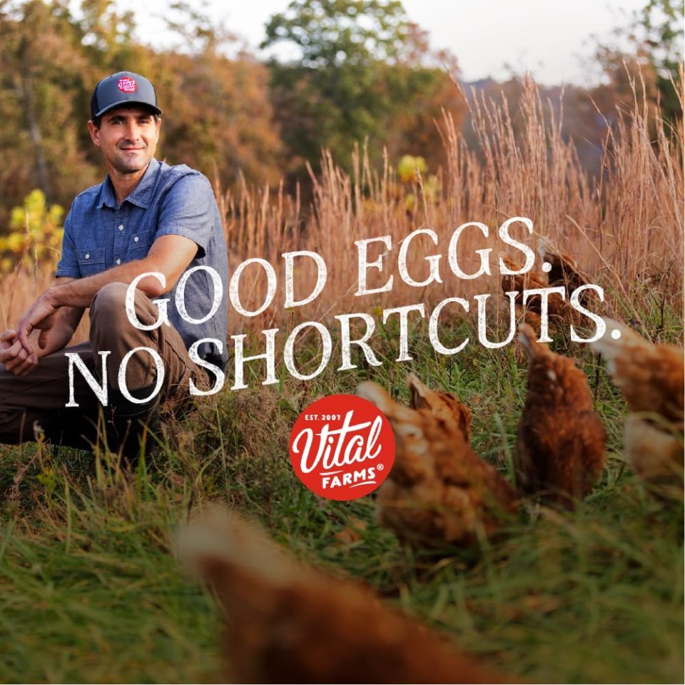 Vital Farms Organic Pasture-Raised Large Eggs 12ct