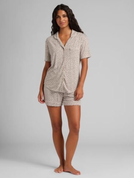 Luna Lounge Short Sleeve Short PJ Set