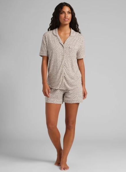Luna Lounge Short Sleeve Short PJ Set