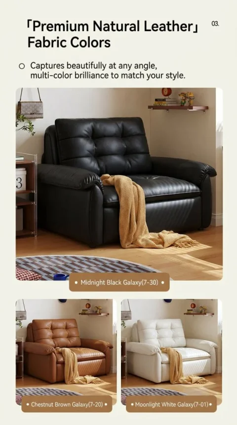 Electric Sofa Bed | Modern Power-Recline Sleeper for Small Spaces