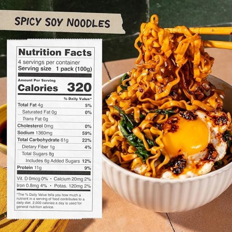 Buy Momofuku Spicy Soy Ramen Noodles by David Chang Online | Restaurant-Quality Instant Noodles 4 Pack with 11g Protein