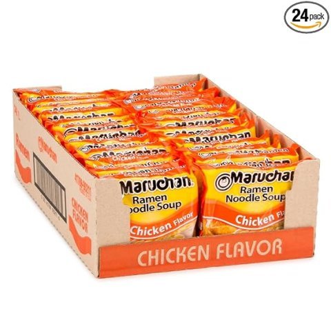 Buy Maruchan Chicken Flavor Ramen Noodle Soup Online | Japanese-Style Instant Noodles 3 oz 24 Pack