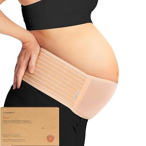 Buy KeaBabies Pregnancy Belly Band Online | Soft Breathable Maternity Belly Support Belt for Back & Pelvic Relief