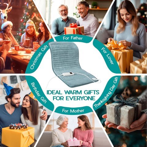 Buy Electric Heating Pad for Period Cramps & Back Pain Online | Fast Heat Therapy for Neck, Shoulders & Muscles