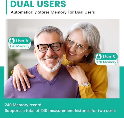 Buy Oklar Upper Arm Blood Pressure Monitor Online | Digital BP Machine for Home Use with Large LED Display