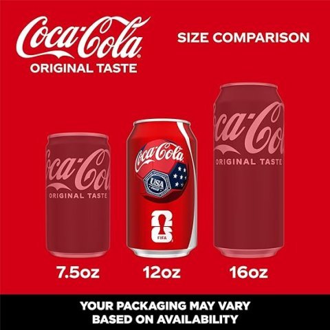 Buy Coca-Cola Classic Cola Soda 12 Pack Online | 12 fl oz Fridge Pack Soft Drink Cans