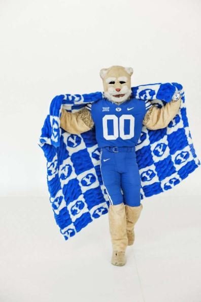 Buy BYU Cougars Hugs Blanket Online | Ultra Soft Plush NCAA Throw Blanket for Fans