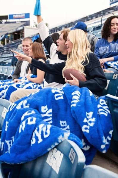 Buy BYU Cougars Lush Blanket Online | Ultra Soft Plush NCAA Luxury Throw Blanket