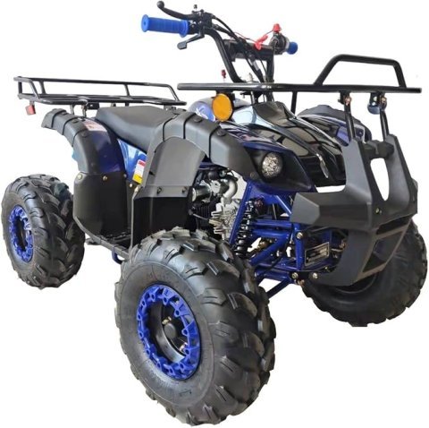 Buy HHH 125cc ATV with Reverse Online | Youth Gas Quad 4-Wheeler with LED Lights & Big Tires