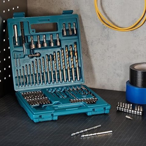 Buy Makita B-49373 75-Piece Metric Drill & Screw Bit Set Online | Professional Multi-Material Accessory Kit