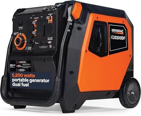 Buy Generac 5,200-Watt Dual-Fuel Portable Inverter Generator Online | Quiet Gas & Propane Backup Power