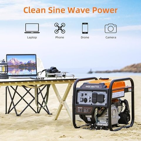 Buy Oxseryn 4400-Watt Portable Inverter Generator Online | Gas Powered Quiet RV-Ready Generator