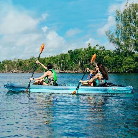 Buy Pelican River Gorge 130X Tandem Kayak Online | 13-Foot Sit-on-Top Recreational 2-Person Kayak