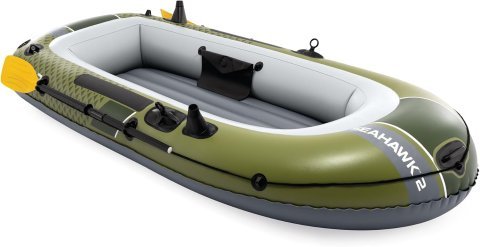 Buy INTEX Seahawk Inflatable Boat Online | Fishing & Recreational Inflatable Boat Set with Oars & Pump