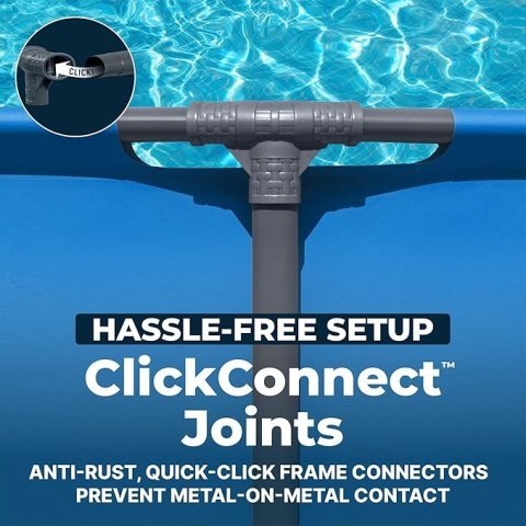Buy Bestway Steel Pro MAX 15' x 48" Above Ground Swimming Pool Online | Round Backyard Pool (Pool Only)